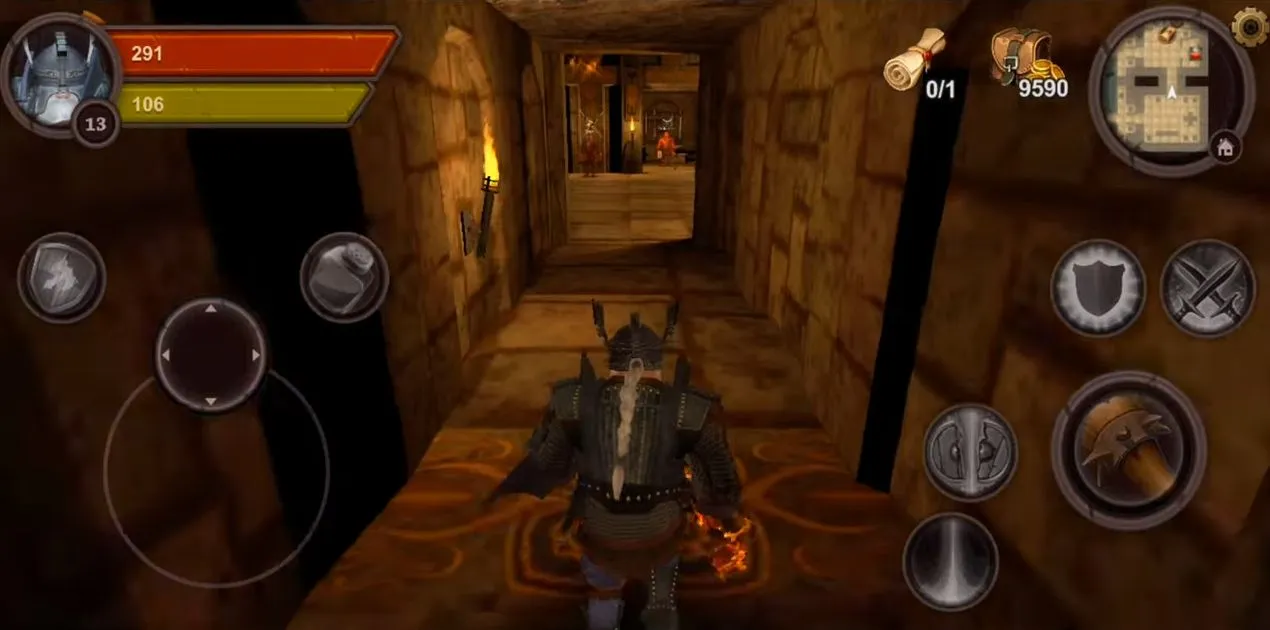 Dungeon Ward - rpg offline Captura de pantalla 3