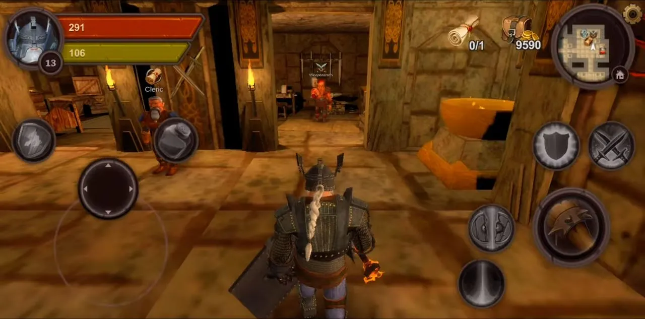 Dungeon Ward - rpg offline Captura de pantalla 4